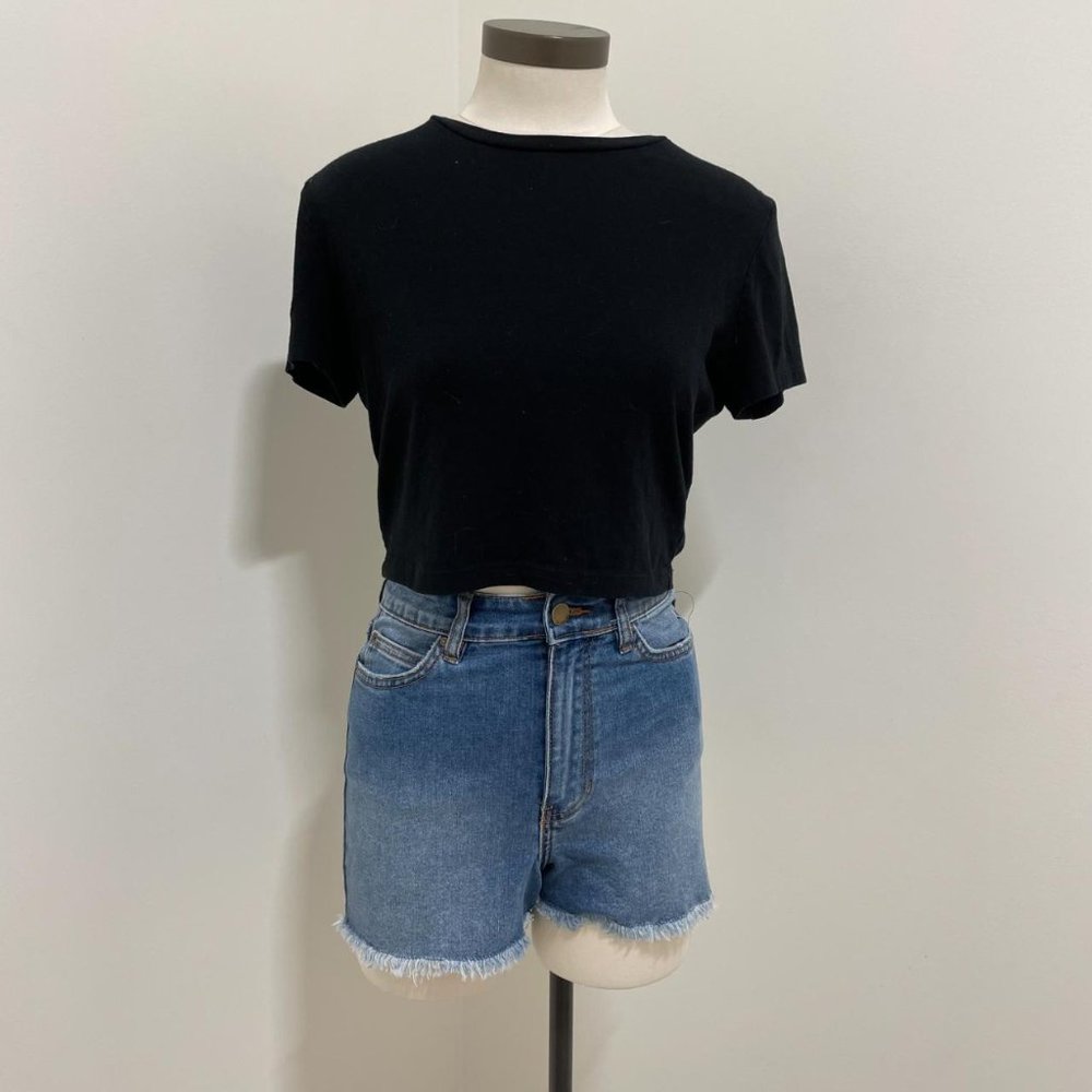 Black Crop Top